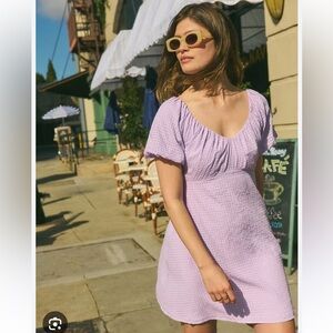 Old Navy Flutter Sleeve Mini Swing Dress